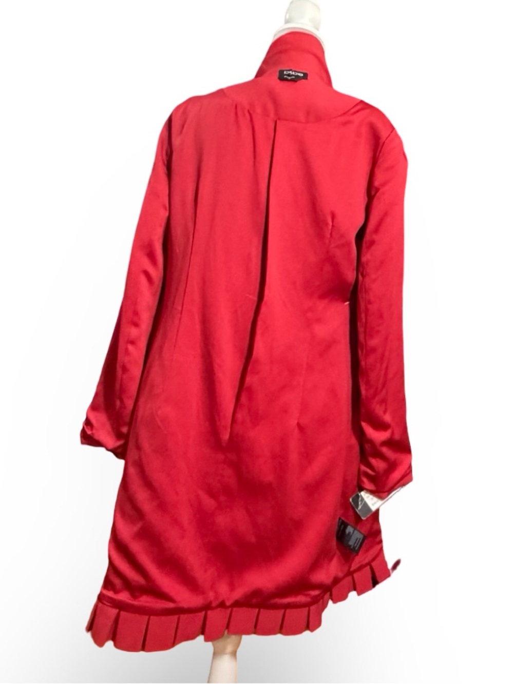 Bebe "Rio Red" Ruffle Hem Blazer Dress XS‎ - Picture 10 of 12